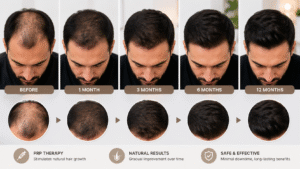 PRP Hair Before and After