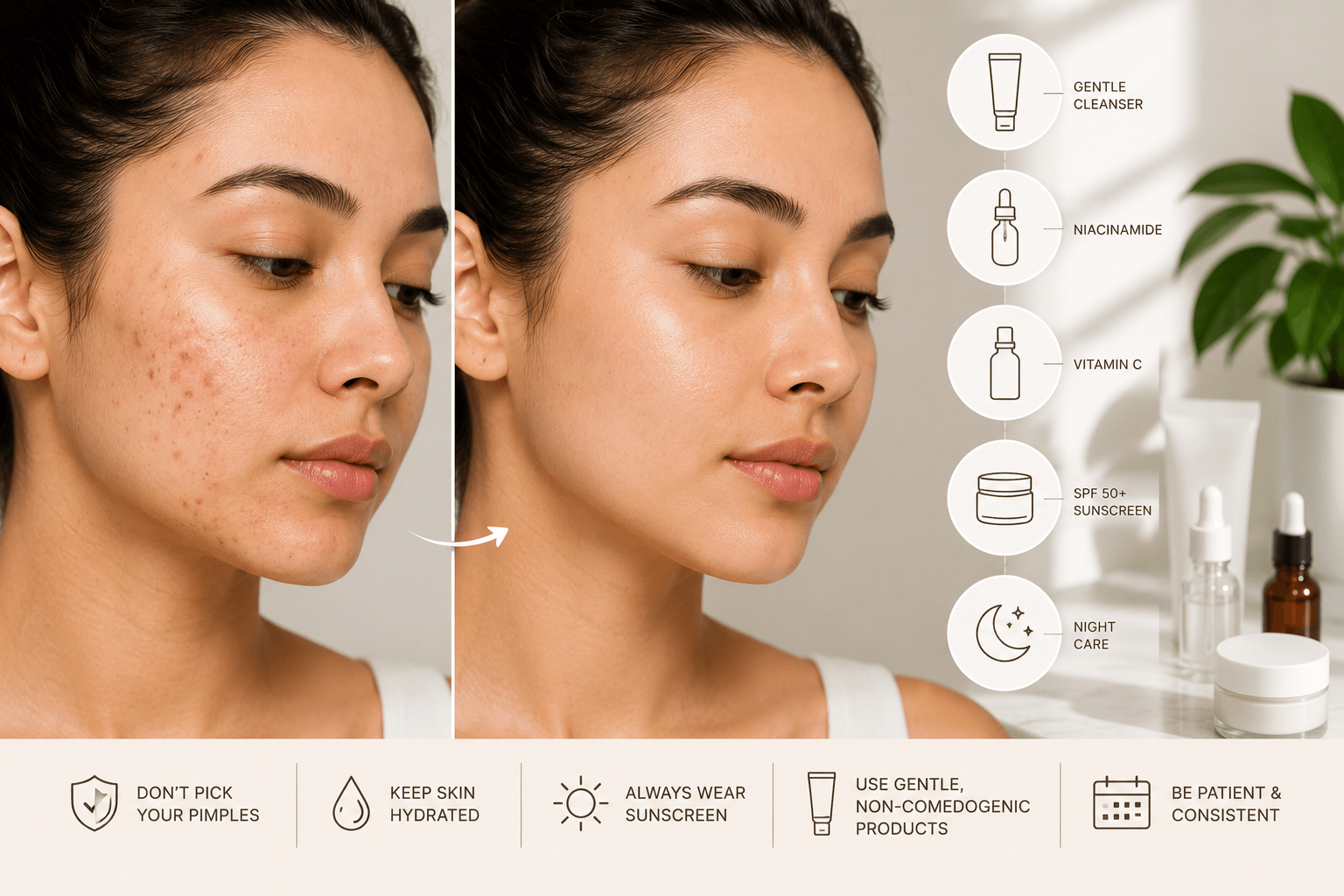 How to Remove Dark Spots Caused by Pimples